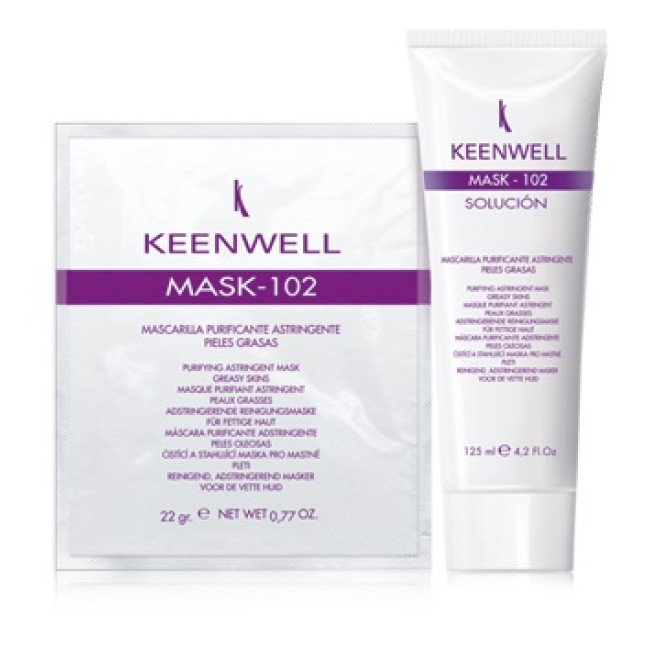 Keenwell Mask 102 Astringent Purifying Face Mask for Greasy Skin — Masken Keenwell Mask 102 Astringent Purifying Face Mask for Greasy Skin — Masken