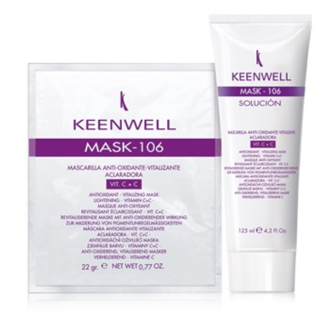 Keenwell Mask 106 Anti oxidant vitalizing clarifying face mask vit. С + С — Vitamin C