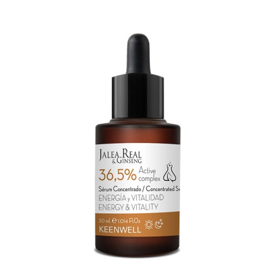 Keenwell Royal Jelly and Ginseng Energy and vitality concentrated serum 36,5% active complex 30ml — Serum Keenwell Royal Jelly and Ginseng Energy and vitality concentrated serum 36,5% active complex 30ml — Serum
