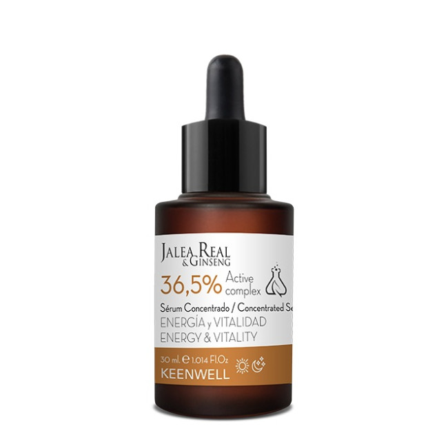 Keenwell Royal Jelly and Ginseng Energy and vitality concentrated serum 36,5% active complex 30ml — Serum Keenwell Royal Jelly and Ginseng Energy and vitality concentrated serum 36,5% active complex 30ml — Serum