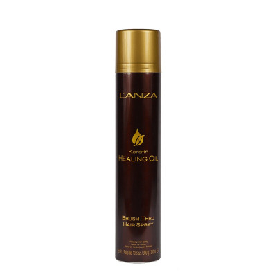 L'Anza Keratin Healing Oil Brush Thru Hair Spray 350ml — Haarstyling