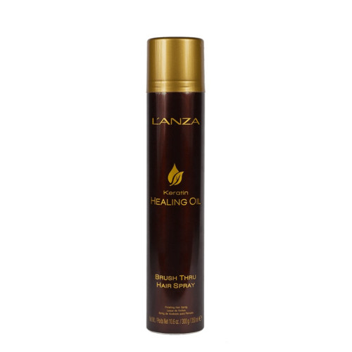 L'Anza Keratin Healing Oil Brush Thru Hair Spray 350ml — Haarstyling L'Anza Keratin Healing Oil Brush Thru Hair Spray 350ml — Haarstyling