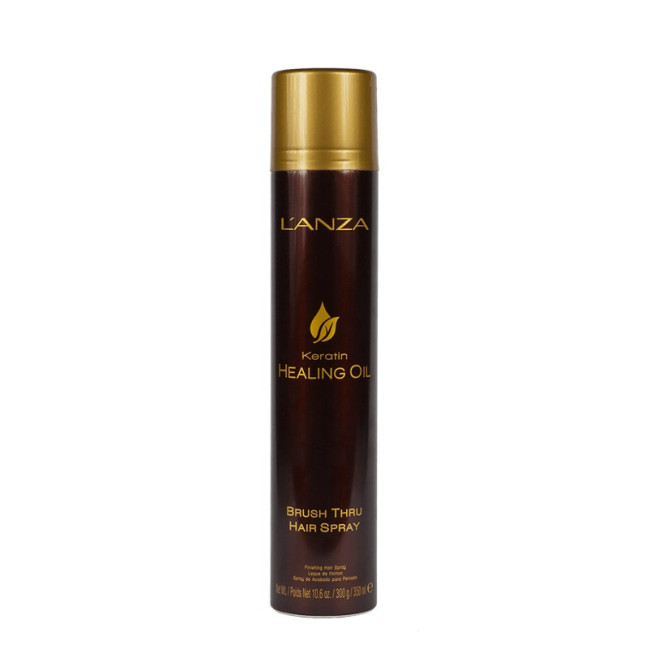 L'Anza Keratin Healing Oil Brush Thru Hair Spray 350ml — Haarstyling L'Anza Keratin Healing Oil Brush Thru Hair Spray 350ml — Haarstyling
