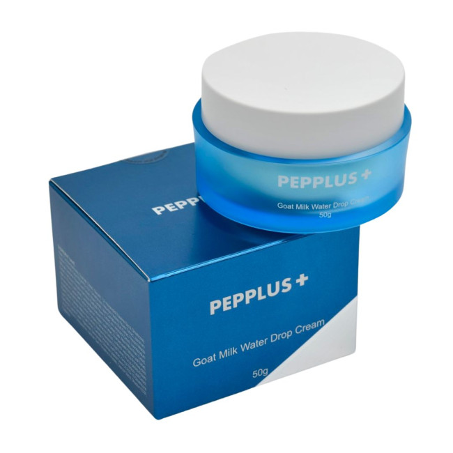 PEPPLUS+ Goat Milk Water Drop Cream 50g — Anti-Aging / Anti-Falten PEPPLUS+ Goat Milk Water Drop Cream 50g — Anti-Aging / Anti-Falten