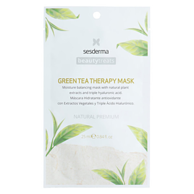 SeSDerma Beauty Treats Green Tea Therapy Mask 25ml — Masken SeSDerma Beauty Treats Green Tea Therapy Mask 25ml — Masken
