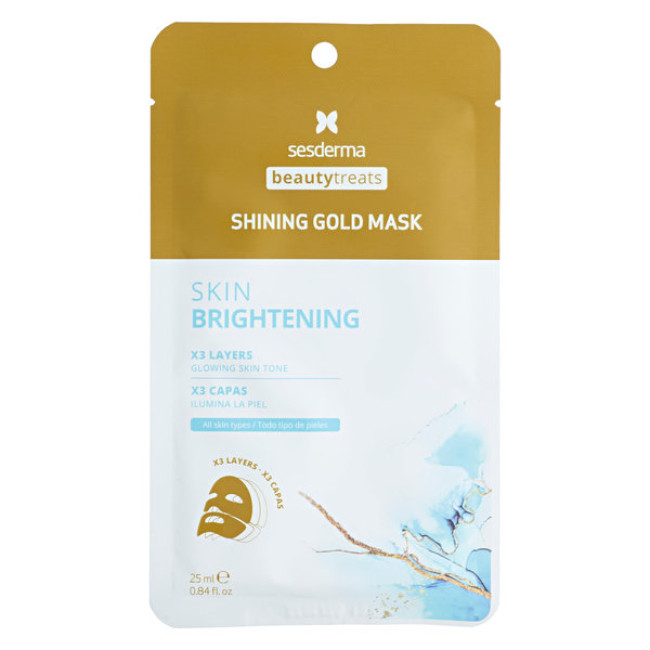 SeSDerma Beauty Treats Shining Gold Mask 25ml — Masken SeSDerma Beauty Treats Shining Gold Mask 25ml — Masken