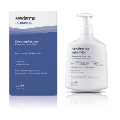 SeSDerma Hidraven Foamy Soap Free Cream 300ml — Reinigung SeSDerma Hidraven Foamy Soap Free Cream 300ml — Reinigung