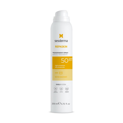 Sesderma Repaskin Transparent Spray SPF50 (200ml) — Körper Sesderma Repaskin Transparent Spray SPF50 (200ml) — Körper