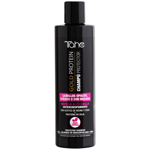 Tahe Gold Protein Protective Shampoo Coloured Hair 300ml — Shampoo Tahe Gold Protein Protective Shampoo Coloured Hair 300ml — Shampoo