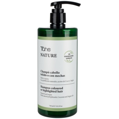 Tahe Nature Coloured or Highlighted Hair Shampoo 750ml — Shampoo Tahe Nature Coloured or Highlighted Hair Shampoo 750ml — Shampoo