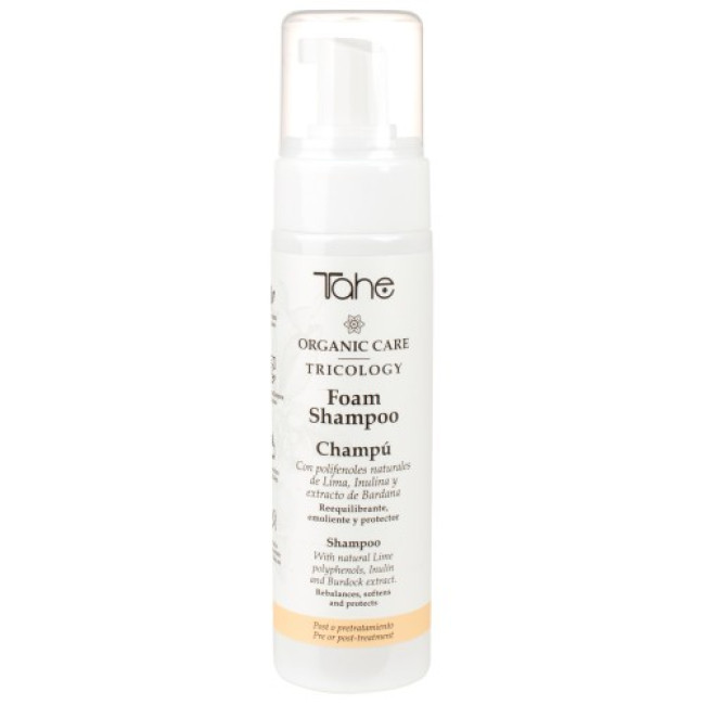 Tahe Organic Care Tricology Foam Shampoo 200ml — Shampoo Tahe Organic Care Tricology Foam Shampoo 200ml — Shampoo