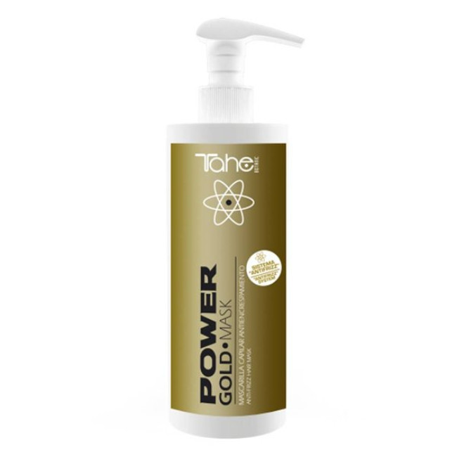 Tahe Power Gold Anti- Frizz Hair Mask 400ml — Masken Tahe Power Gold Anti- Frizz Hair Mask 400ml — Masken