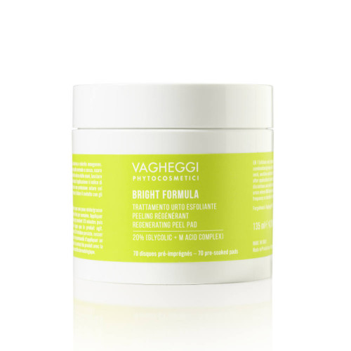 Vagheggi Bright Formula Regenerating Peel Pads 20% Glycolic + M Acid Complex (70pcs) — Peelings Vagheggi Bright Formula Regenerating Peel Pads 20% Glycolic + M Acid Complex (70pcs) — Peelings