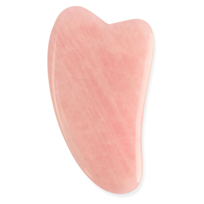 White Lotus Rose Quartz Gua Sha Tool — Anti-Aging White Lotus Rose Quartz Gua Sha Tool — Anti-Aging